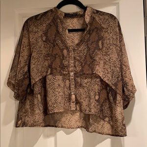 Stylish primark snake print top
